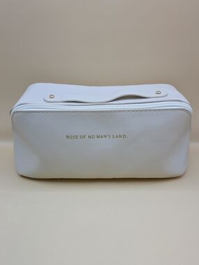 White Travel Toiletry Bag